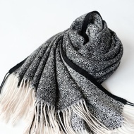 Cashmere 手織喀什米爾絲綢披肩【珠華07】