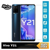 LAYAR Tempered Glass Screen Vivo Y21 Y21s Y33s Anti-Scratch Full Clear Screen Protector Glass