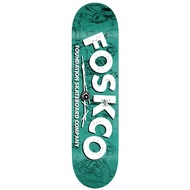 Foundation Fosko White 7.75" x 31.3" Skateboard Deck (7670525)