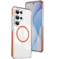 N52 strong magnetic transparent acrylic phone case  for Samsung Galaxy S26 Ultra/Galaxy S25 Ultra/Ga
