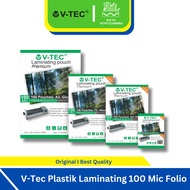 V-TEC Plastic Mica Laminating Folio A4 / F4 / A3 100 Micron - 1 Pack