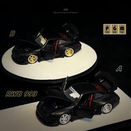 [現貨] 1∶64 車模 PGM RWB 993 啞黑 全開版 合金汽車模型