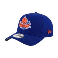 New Era หมวกรุ่น New York Knicks Upside Down Logo Nba Majestic Blue 9Forty Aframe Cap