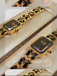 ®️The Vintage1987🖤Chanel  Vintage Premiere Watches 香奈兒中古方糖手錶▫️S x 1/ M x 1 / L x 1