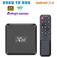 Processing Customization X98Q TV Box 4KS905W2tvbox Android 11 Set Top Box 5gwifi Projection Screen