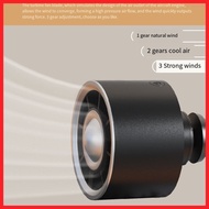 [my]Dazzling Car Mini Fan Car Air Conditioning Outlet Clip Electric RGB Light Fan