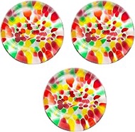 Aderia Tsugaru Vidro F-79862 Chopsticks Rest, 1.4 x 0.4 inches (3.5 x 1 cm), Pack of 3, Nihon Color 