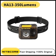 NITECORE HA13 Max 350Lumens Compact and lightweight Headlamp Include 3*AAA Battery Trail Running