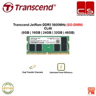 Transcend JetRam DDR5 5600MHz (SO-DIMM) CL46 - 8GB | 16GB | 24GB | 32GB | 48GB