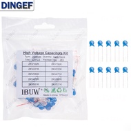 High voltage Ceramic Capacitor KIT 1KV 2KV 3KV 5PF 30PF 47PF 56PF 100PF 220PF 1NF 2.2NF 3.3NF 4.7NF