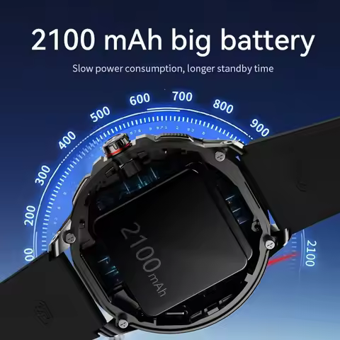 5G/4G Smart Watch Men Fashion 1.95 inch 720*720 AMOLED 8GB+128GB RAM 2100mah Battery GPS WIFI Google