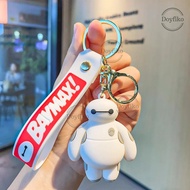 GANTUNGAN Baymax Keychain BIG Hero 6 Motorcycle Car Bag Keychain