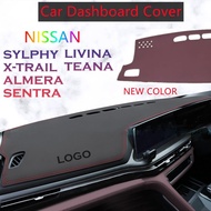 Nissan Sentra Almera Sylphy Teana X-Trail Grand Livina N16 Leather Dashboard Cover Accessories Autom