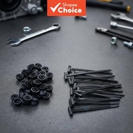 50 Pieces Nylon Universal Plastic Buckle Clips Durable Fasteners for Car Cable Tie Applications  50 