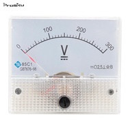 [Prasku] DC 0-20V 0-500V Analog Panel Voltage Gauge Volt Meter 85C1 2.5% Error, Embedded Installatio