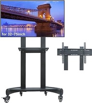 TV stands Universal Mobile 32 35 40 43 50 55 65 70 75 Inch TV Cart On Wheels, Height Adjustable TV Trolley With Mount Bracket, Home &amp; Office Use beautiful scenery