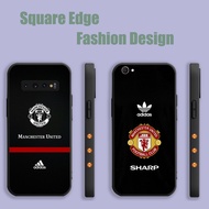 Casing For Samsung A15 A25 S24 Ultra A55 S23 FE A35 Galaxy S24 Fe A56 Manchester United Football Clu
