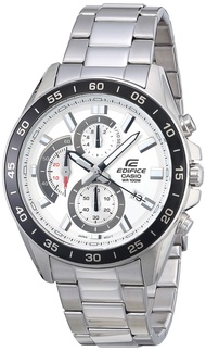 Men's EFV-550D-7AVUDF Edifice Analog Display Quartz Silver Watch