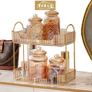 Kitchen Needs Aesthetic Aqua Glass Rack Multipurpose Rack Cosmetic Holder Luxury Aesthetic Aqua Glas