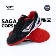 (Authentic Copyright) Wingz Futsal Shoes Model Saga Corsa Sole (Thermoplastic Rubber) Lightweight.