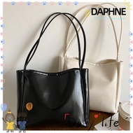 DAPHNE Tote Bag, PU Large Capacity Shoulder Bag, Durable Messenger Bag Women