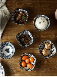 Home / Japanese blue and white porcelain bowl / ceramic bowl / soup bowl / home / underglaze / seasoning dish / vinegar dish / bowl