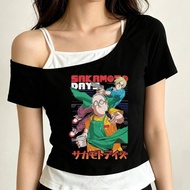 Sakamoto Days Gothic Cropped Top - CuteCore Baddie Style