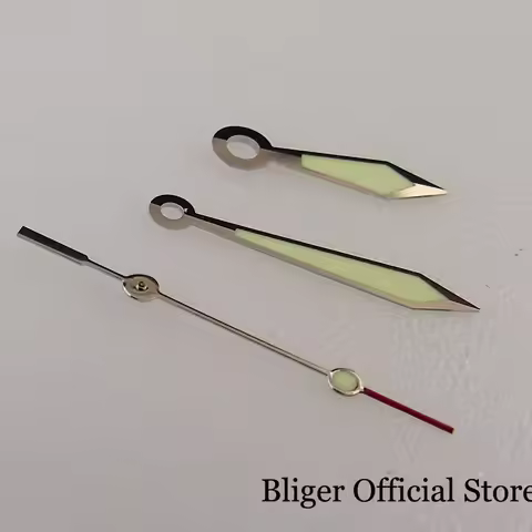 Green Luminous Automatic Steel Watch Hand Needles fit MIYOTA 8215 8205 821A MINGZHU 2813
