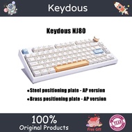 Keydous NJ80 mechanical keyboard Bluetooth 5.0 2.4g three connection hot plug