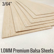 50CM Balsa Sheet 1mm Light Wood Model Easy to Shape