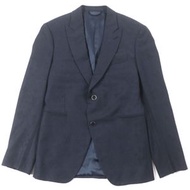 成色極佳 ▼LOUIS VUITTONHKFJ5E LV&FLOWER Monogram 壓花單排扣夾克，海軍藍，48 碼，義大利製造，正品，男士