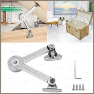 Nevʚ ɞ Heavy Duty Hinge with Soft Close Folding Lid Stay Hinge for Cabinet Kitchen