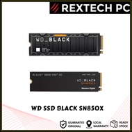 WD SSD BLACK SN850X with Heatsink / without Heatsink NVME M.2 PCIE Internal SSD 1TB/2TB