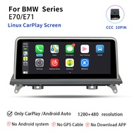 IKEDB Wireless Carplay Android 13 Car Multimedia Player For BMW X5 E70 X6 E71 2007-2013 Radio Screen