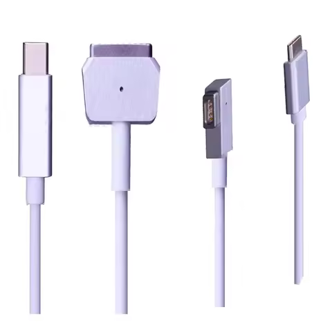 150CM Magnetic USB-C Type To MagSaf* 1 2 Cable Cord For Apple Macbook Pro Air 29W 30W 61W 65W 87W 96