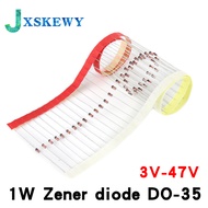 Chip 100pcs 1W Zener diode DO-35 1N4728A 3V3 1N4727A 3V0 1N4733A 5V1 1N4732A 4V7 1N4731A 4V3 1N4730A