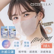 cicibella-6d冷感輕呼吸口罩-10入包-非獨立包裝