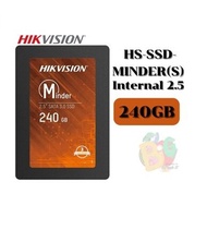240GB SSD (เอสเอสดี) HIKVISION (HS-SSD-MINDER(S)) Internal 2.5" SATA III 6GB/S (3Y) ของแท้