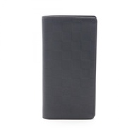 [二手] 路易威登LOUIS VUITTON雙折長皮夾 Portefeuille Brazza N63010 縝瑪瑙皮革 Damier Infini Portefeuille Brazza 男士