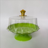 Eid Sponge Cake Holder / Pudding Holder / Golden Sunkist Acrylic Cake Cover TK1026
