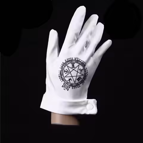 Anime Hellsing Alucard Cosplay Costume Gloves Pentagram Costume Halloween Outfit Cosplay Costume Acc