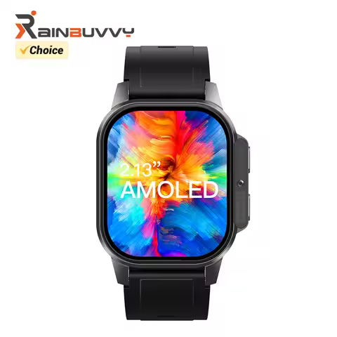 Rainbuvvy DM62 AMOLED 4G Network Smart Watch 2.13" HD Screen 2GB RAM 16G ROM Supports SIM Wifi Camer