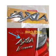 ORIGINAL PERODUA AXIA REAR BOOT BONNET EMBLEM AXIA LOGO. " AXIA " LOGO MARK