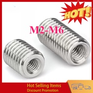 Insert nut 304 stainless steel inner and outer teeth nut, thread conversion braces Reducing screw M2