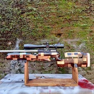 Popor Benchrest bocap kayu limbah / rodelan series