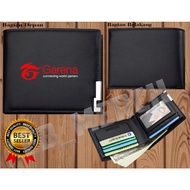 GARENA Men's Folding Wallet Leather Wallet Men Fashion Letter Wallet TITLE GARENA KEREN