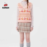 [KIRSH] CHERRY PATTERN KNIT VEST |22AW |