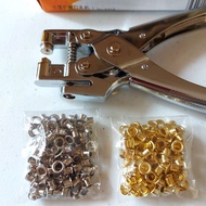 Eyelet Setter and Puncher 2in1 with 100pc 5mm eyelet set