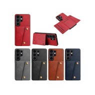 For Samsung Galaxy F07 F12 F17 F42 Note 9 10 20 S24 S25 S26 Edge FE Ultra Plus Pro 5G Case Card Slot