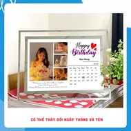 Khung Ảnh Sinh Nhật Bằng Kính Sang Trọng 13x18 Mẫu 21 Ảnh In Sắc Nét
